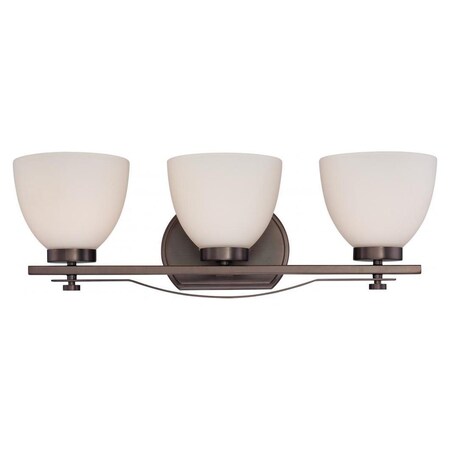Nuvo Bentlley - 3 Light Vanity Fixture W/ Frosted Glass 60/5113